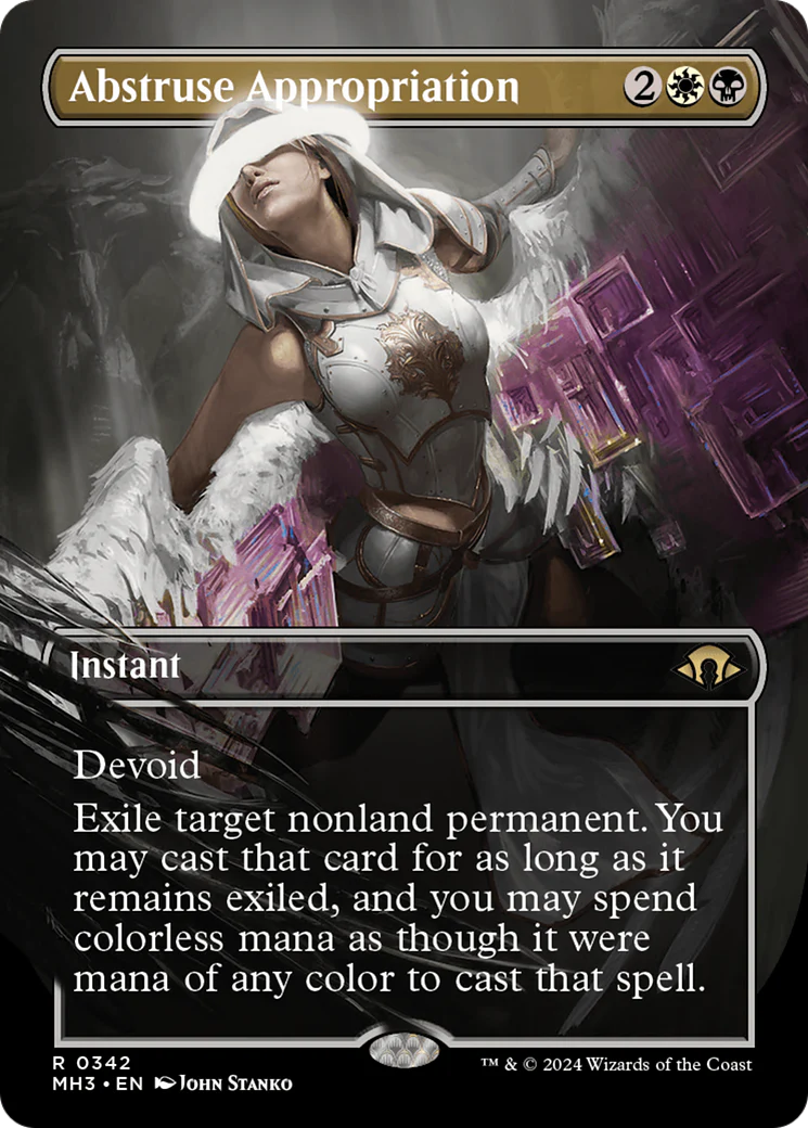 Abstruse Appropriation (Borderless) (MH3-342) - Modern Horizons 3 (Borderless)