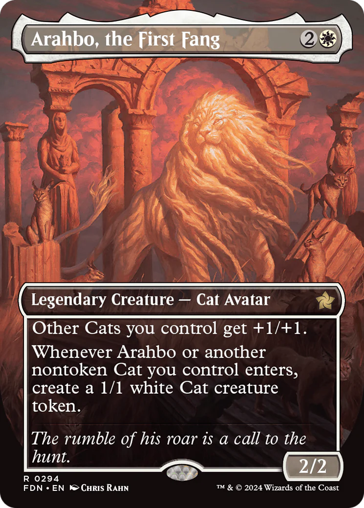 Arahbo, the First Fang (FDN-294) - Foundations (Borderless)