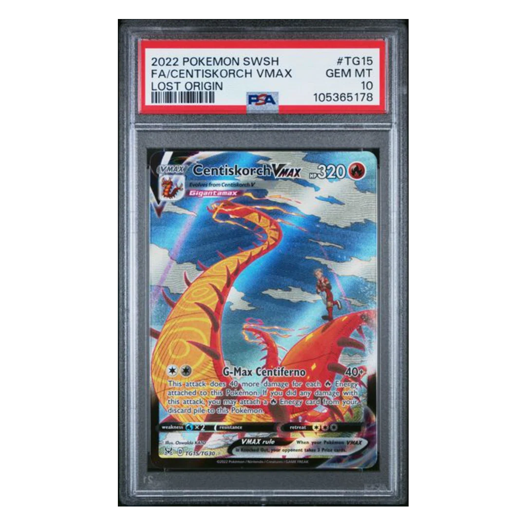 Centiskorch VMAX FA Lost Origin #TG15 PSA 10