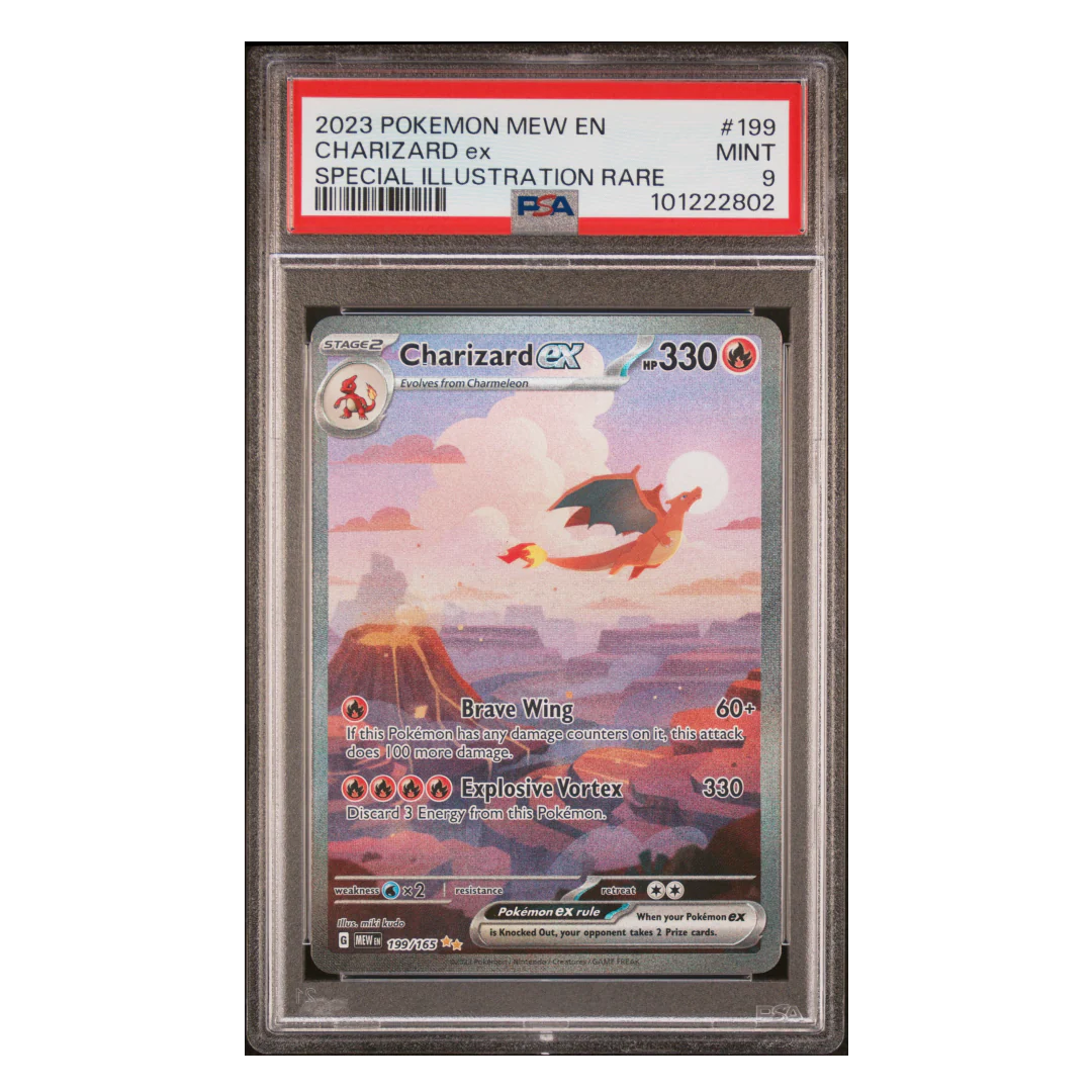 Charizard ex Special Illustration Rare 151 #199 PSA 9