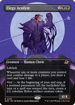 Elegy Acolyte (Borderless) (EOE-293) - Edge of Eternities