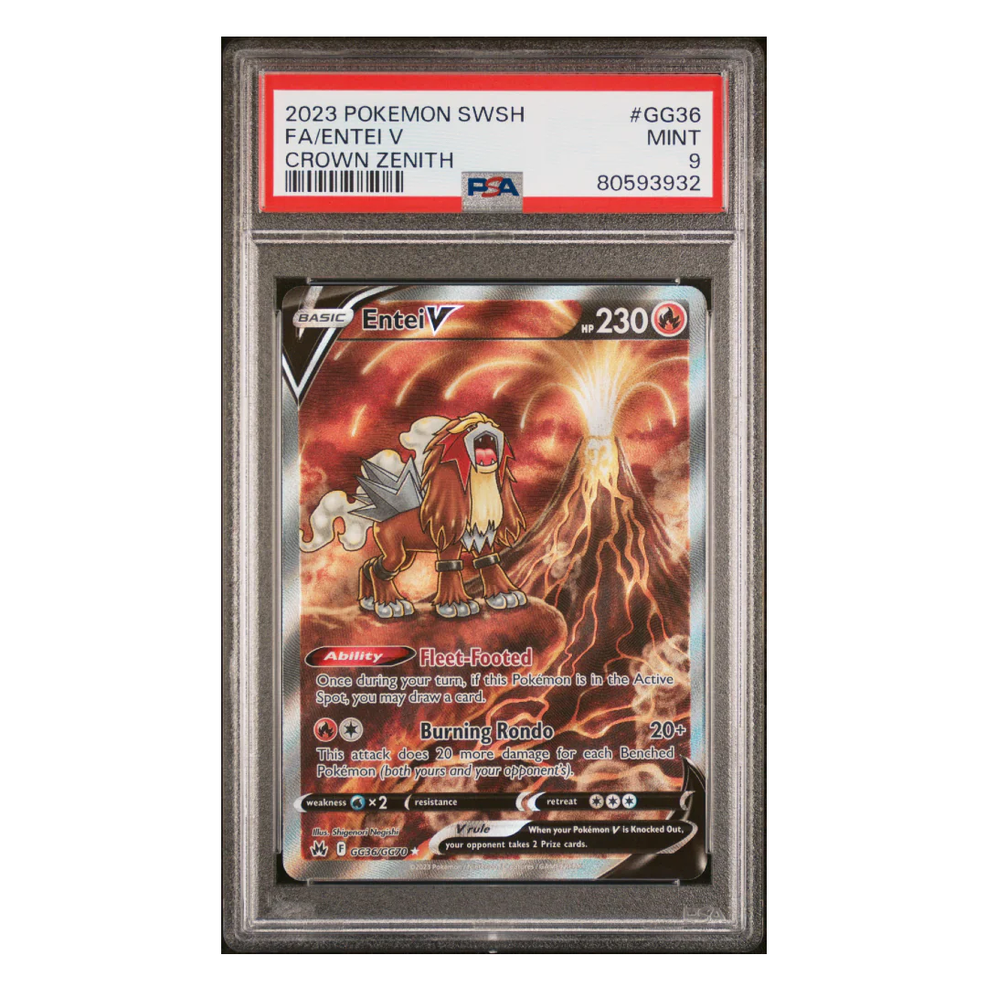 Entei V Crown Zenigh #GG36 PSA 9