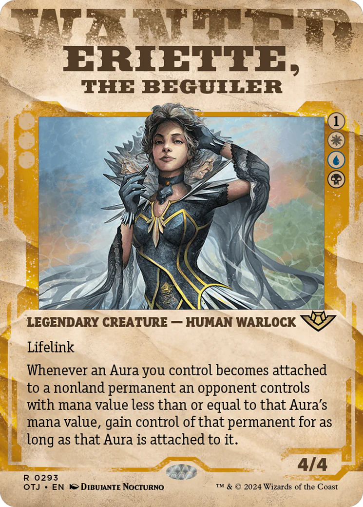 Eriette, the Beguiler (OTJ-293) - Outlaws of Thunder Junction: (Showcase) (Borderless)