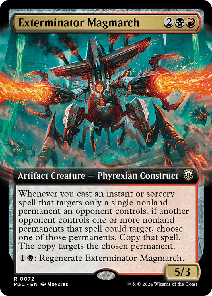Exterminator Magmarch (M3C-072) - Modern Horizons 3 Commander: (Extended Art)
