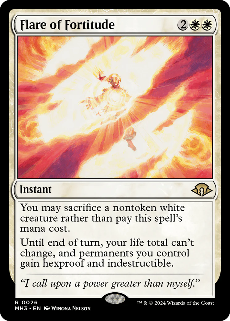 Flare of Fortitude (MH3-026) - Modern Horizons 3 Foil