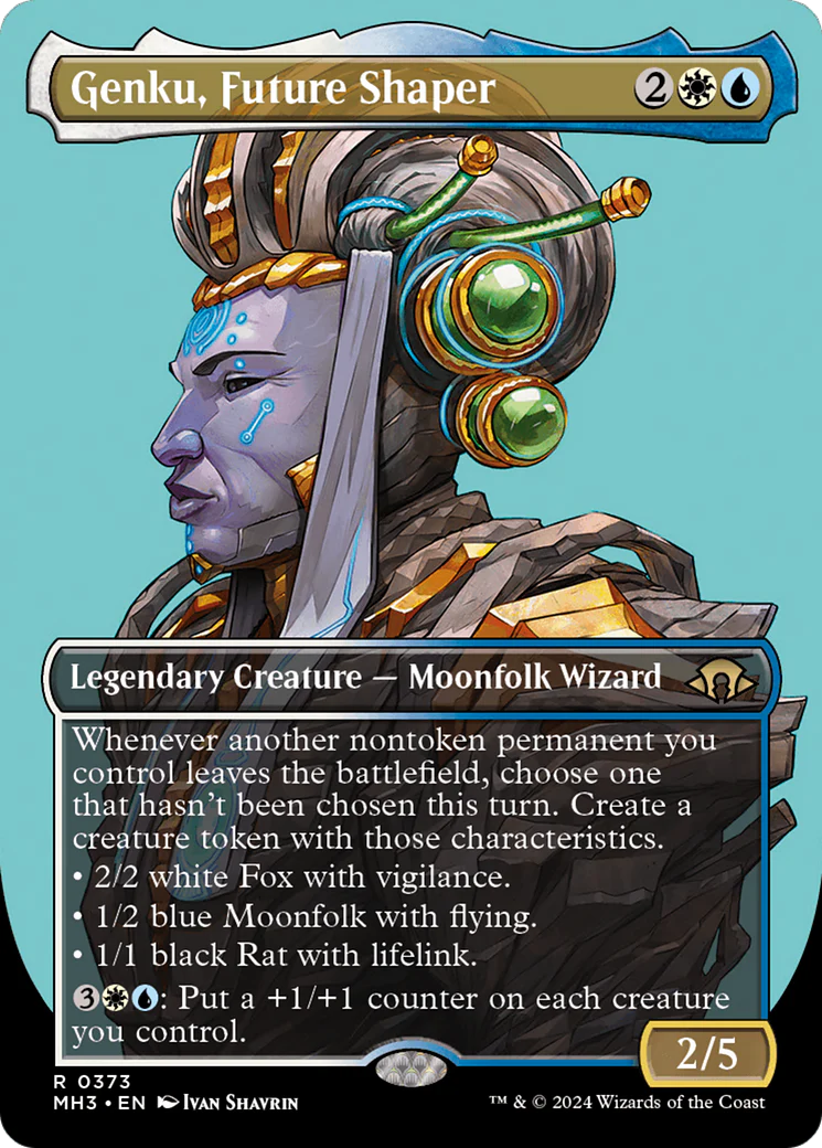 Genku, Future Shaper (Borderless) (MH3-373) - Modern Horizons 3 (Borderless)