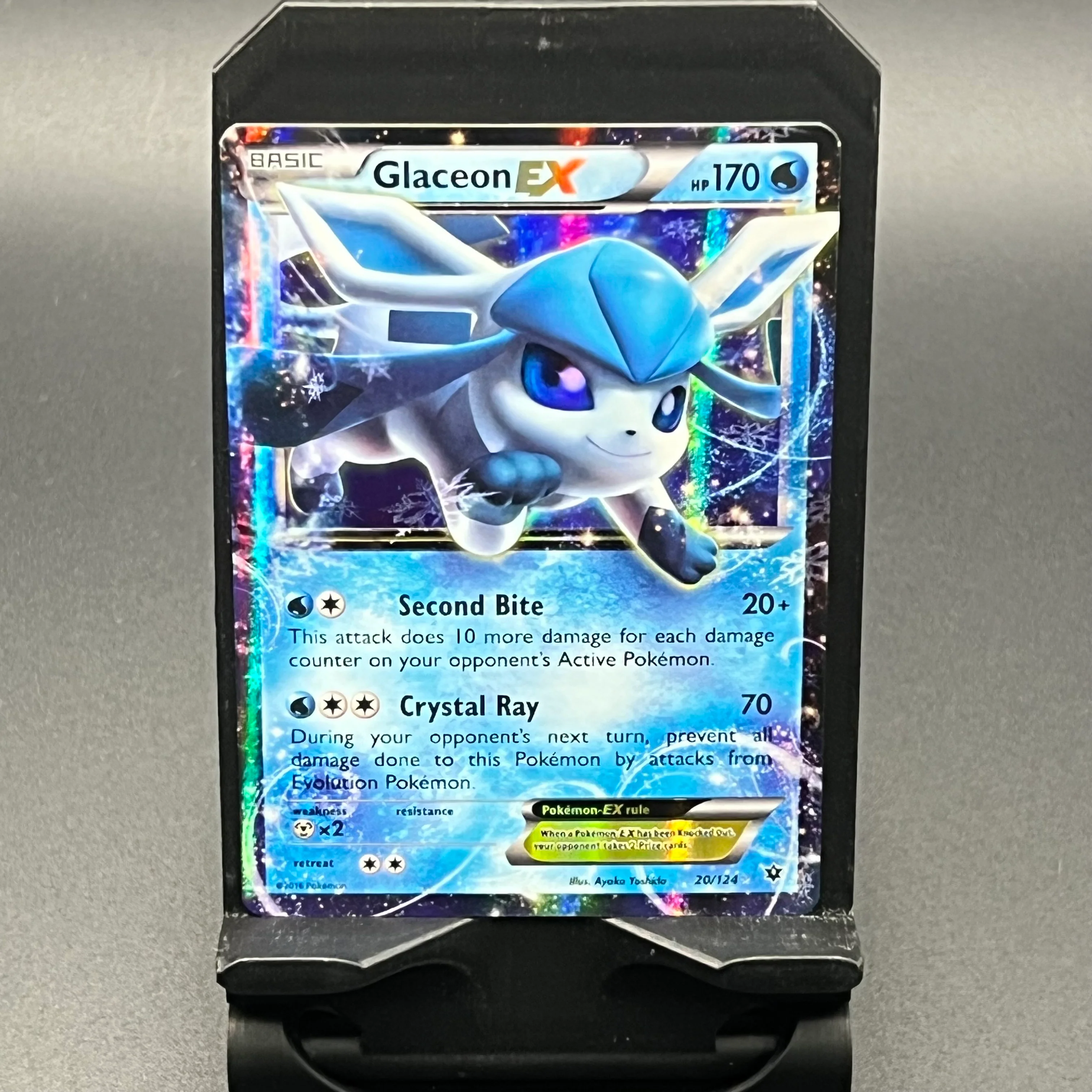 Glaceon EX Fates Collide 20/124