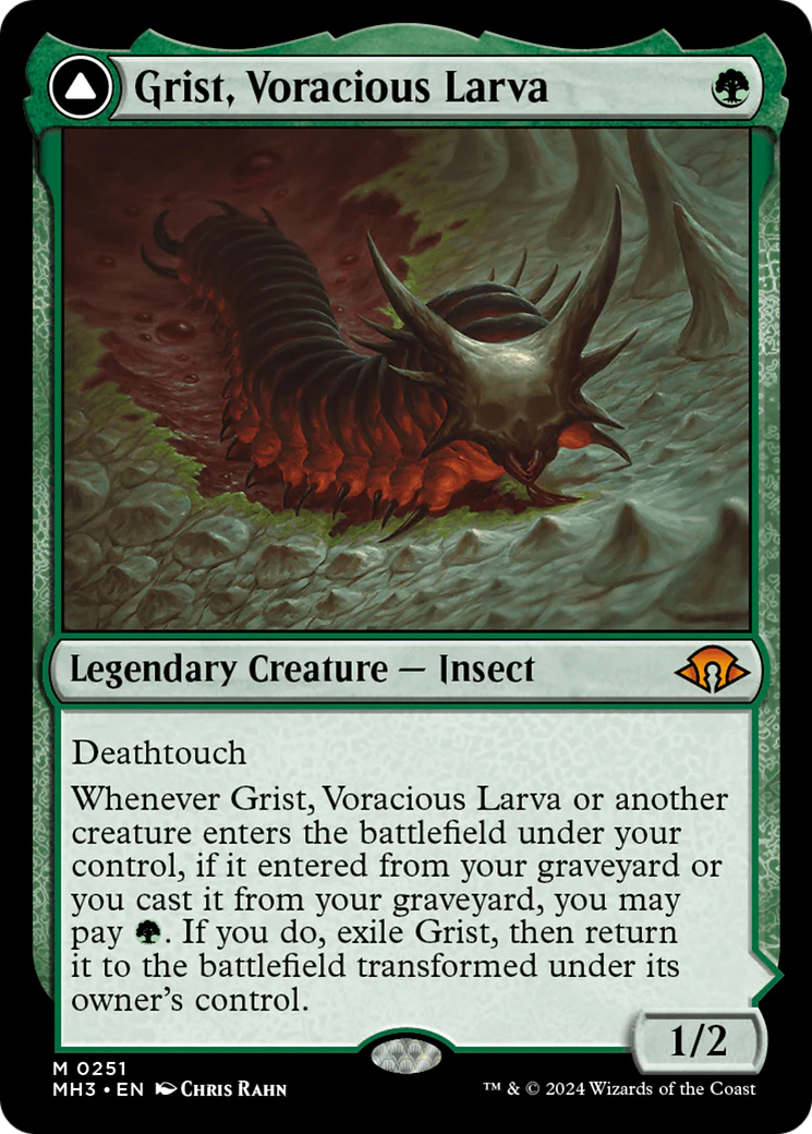 Grist, Voracious Larva (MH3-251) - Modern Horizons 3 - Image 2