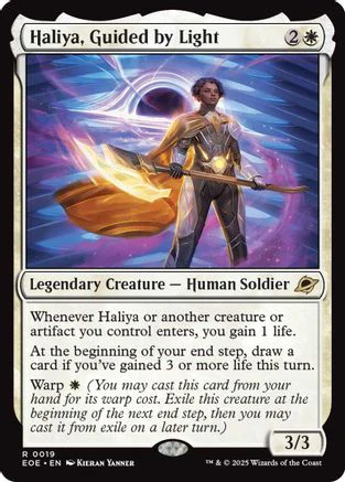 Haliya, Guided by Light (EOE-019) - Edge of Eternities Foil