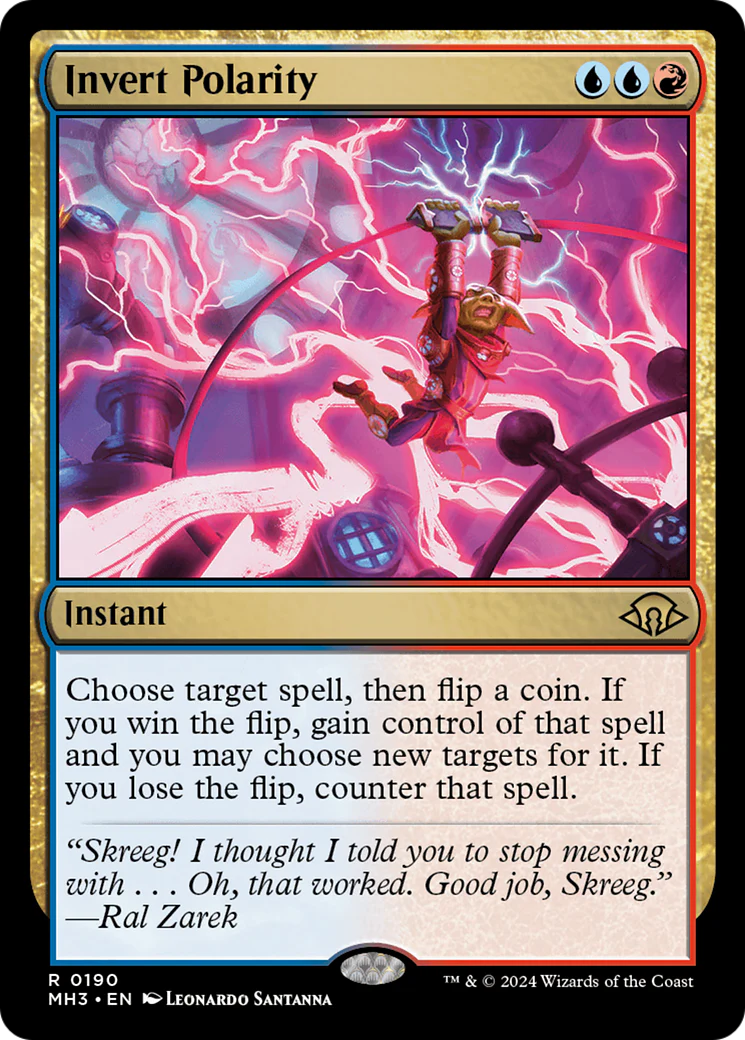 Invert Polarity (MH3-190) - Modern Horizons 3 Foil