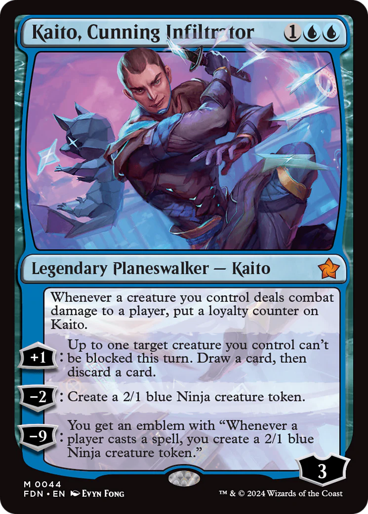 Kaito, Cunning Infiltrator (FDN-044) - Foundations