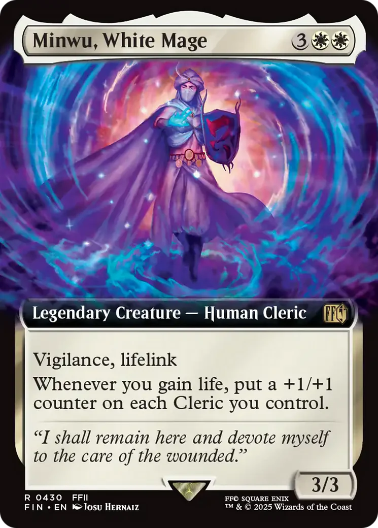 Minwu, White Mage (FIN-430) - FINAL FANTASY: (Extended Art)