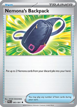 Nemona's Backpack 83 - SV Paldean Fates