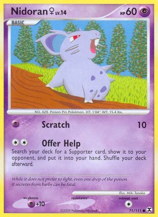 Nidoran F 71/111 - Rising Rivals