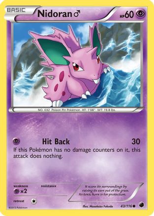 Nidoran M 43/116 - Plasma Freeze