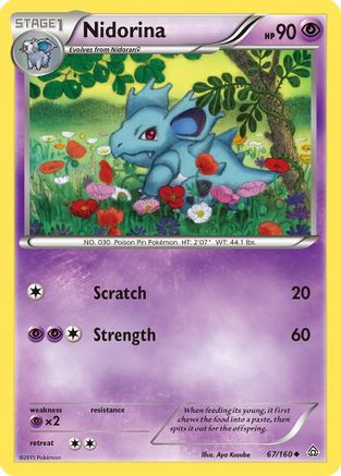 Nidorina 67/160 - XY  Primal Clash