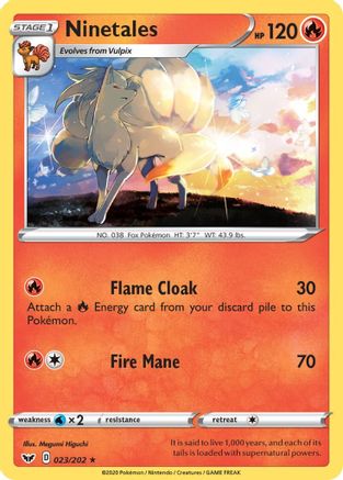 Ninetales 23/202 - SWSH01 Sword & Shield Base Set