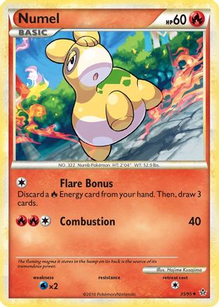 Numel 35/95 - Unleashed Reverse Holofoil