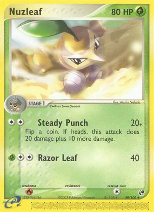 Nuzleaf - 48/100 48/100 - Sandstorm