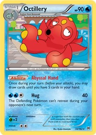 Octillery 33/162 - XY  BREAKthrough Holofoil