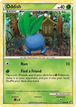 Oddish 60/90 - Undaunted Reverse Holofoil