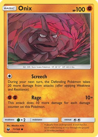 Onix 71/168 - SM  Celestial Storm