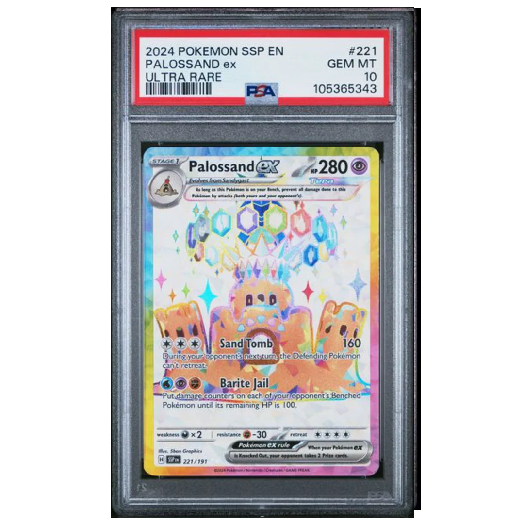 Palossand ex Surging Sparks #221 PSA 10