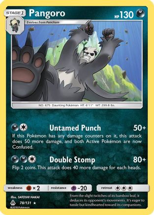 Pangoro 78/131 - SM Forbidden Light Reverse Holofoil