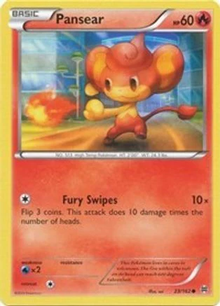 Pansear 23/162 - XY  BREAKthrough Reverse Holofoil