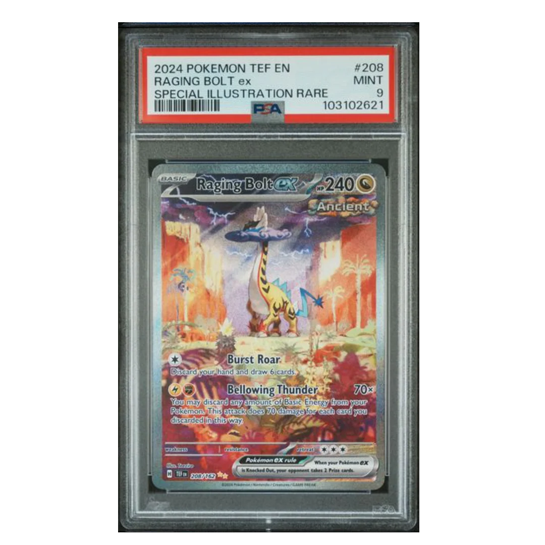 Raging Bolt ex SIR Temporal Force #208 PSA 9