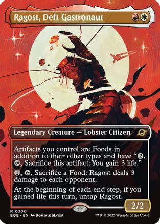 Ragost, Deft Gastronaut (Borderless) (EOE-300) - Edge of Eternities
