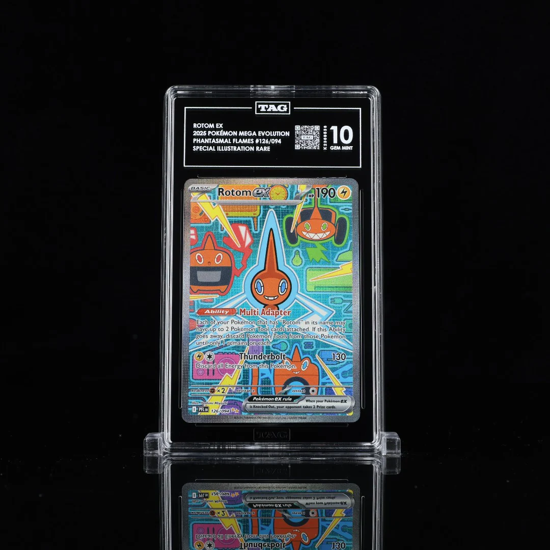 Rotom ex SIR Phantasmal Flames #126 TAG 10
