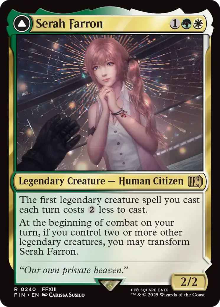 Serah Farron // Crystallized Serah (FIN-240) - FINAL FANTASY Foil - Image 8