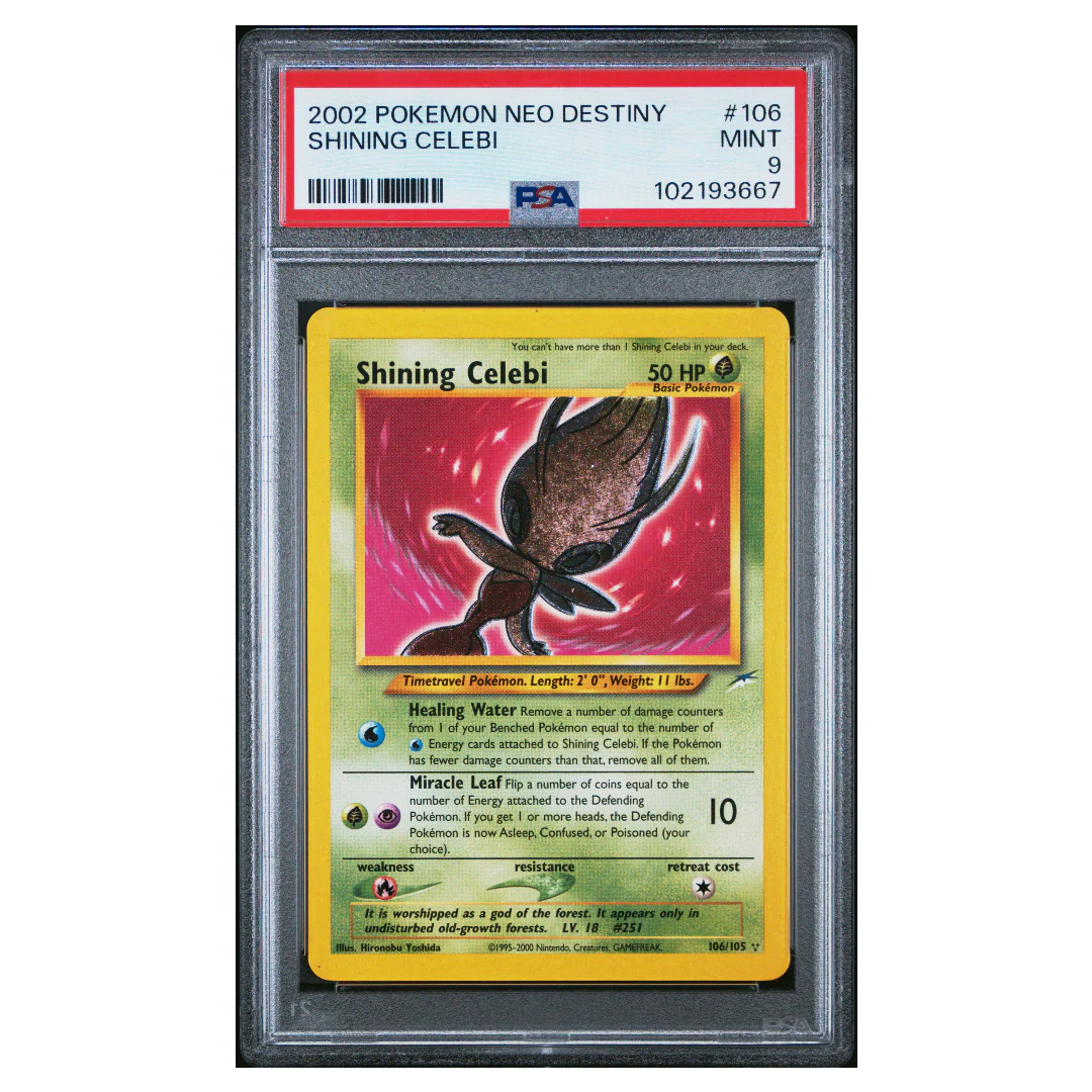 Shining Celebi Neo Destiny #106 PSA 9