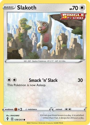 Slakoth 129/203 - Evolving Skies