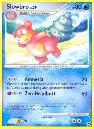 Slowbro 54/106 - Great Encounters Reverse Holofoil