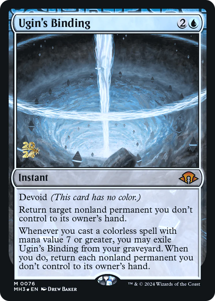 Ugin's Binding (PRE-076) - Modern Horizons 3 Promos: (devoid) Foil