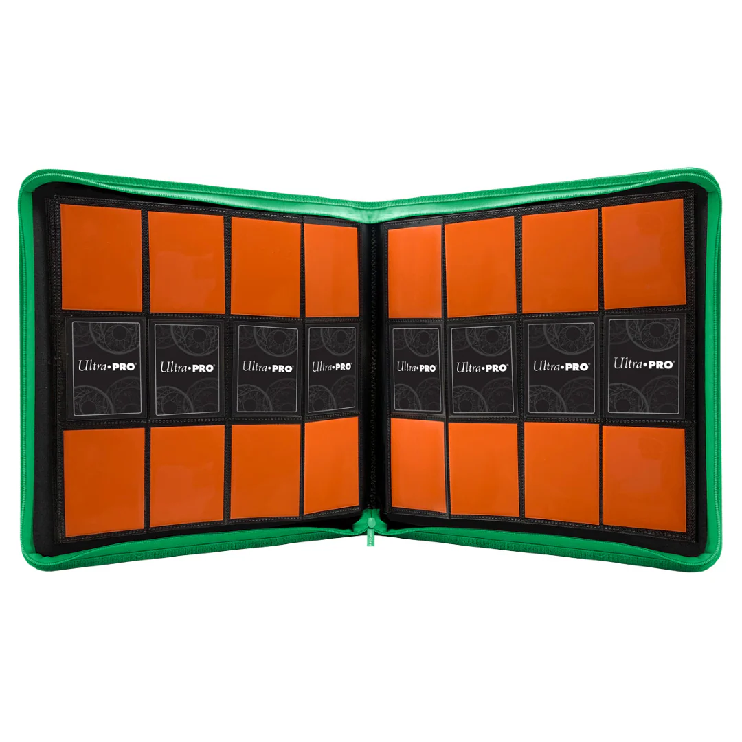 Ultra Pro PRO Binder: 12-Pocket Zippered - Green - Image 2