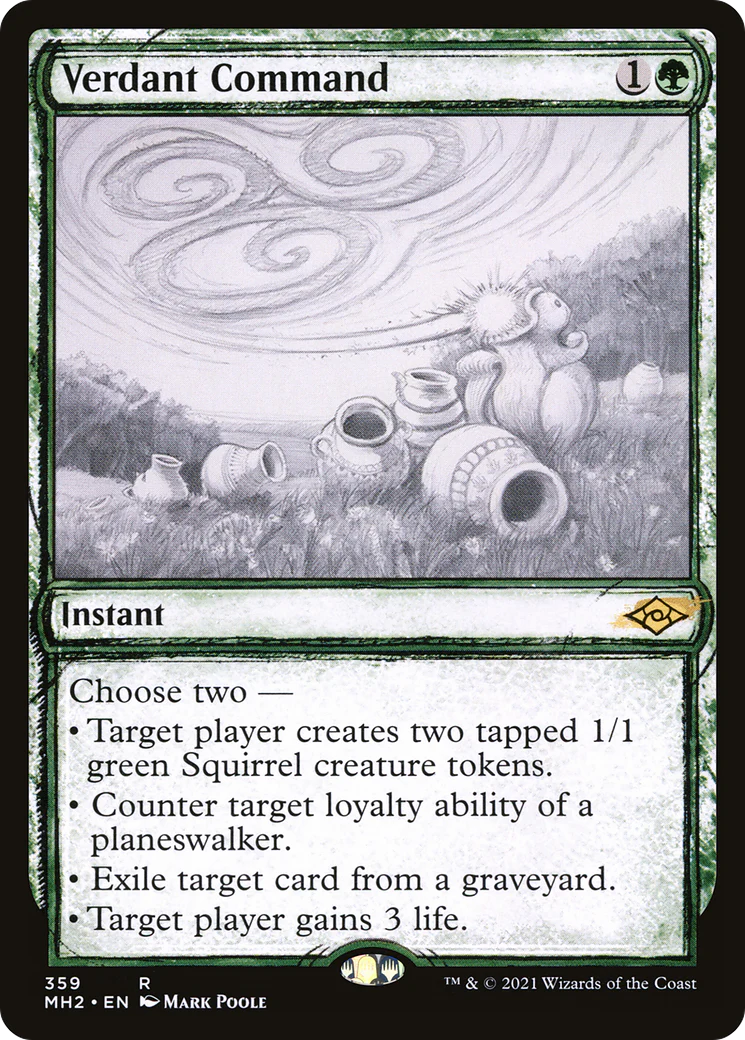 Verdant Command (MH2-359) - Modern Horizons 2: (Showcase)
