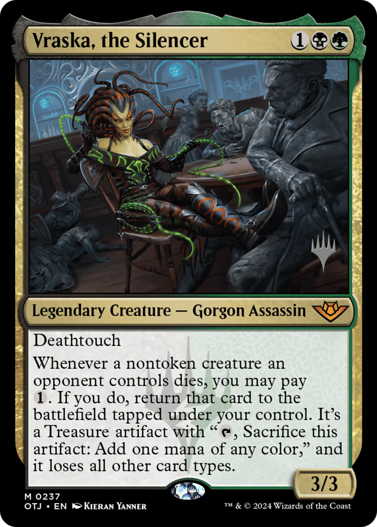 Vraska, the Silencer (PPOTJ-237) - Outlaws of Thunder Junction Promos Foil