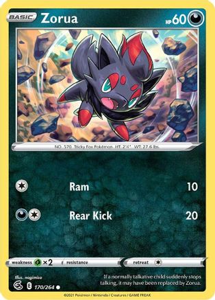 Zorua 170/264 - Fusion Strike
